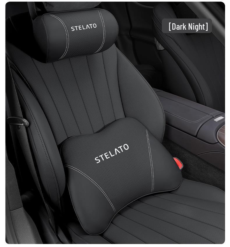 Xiangjie S9 Car All-Season Headrest and Suede Neck & Waist Support Pillow