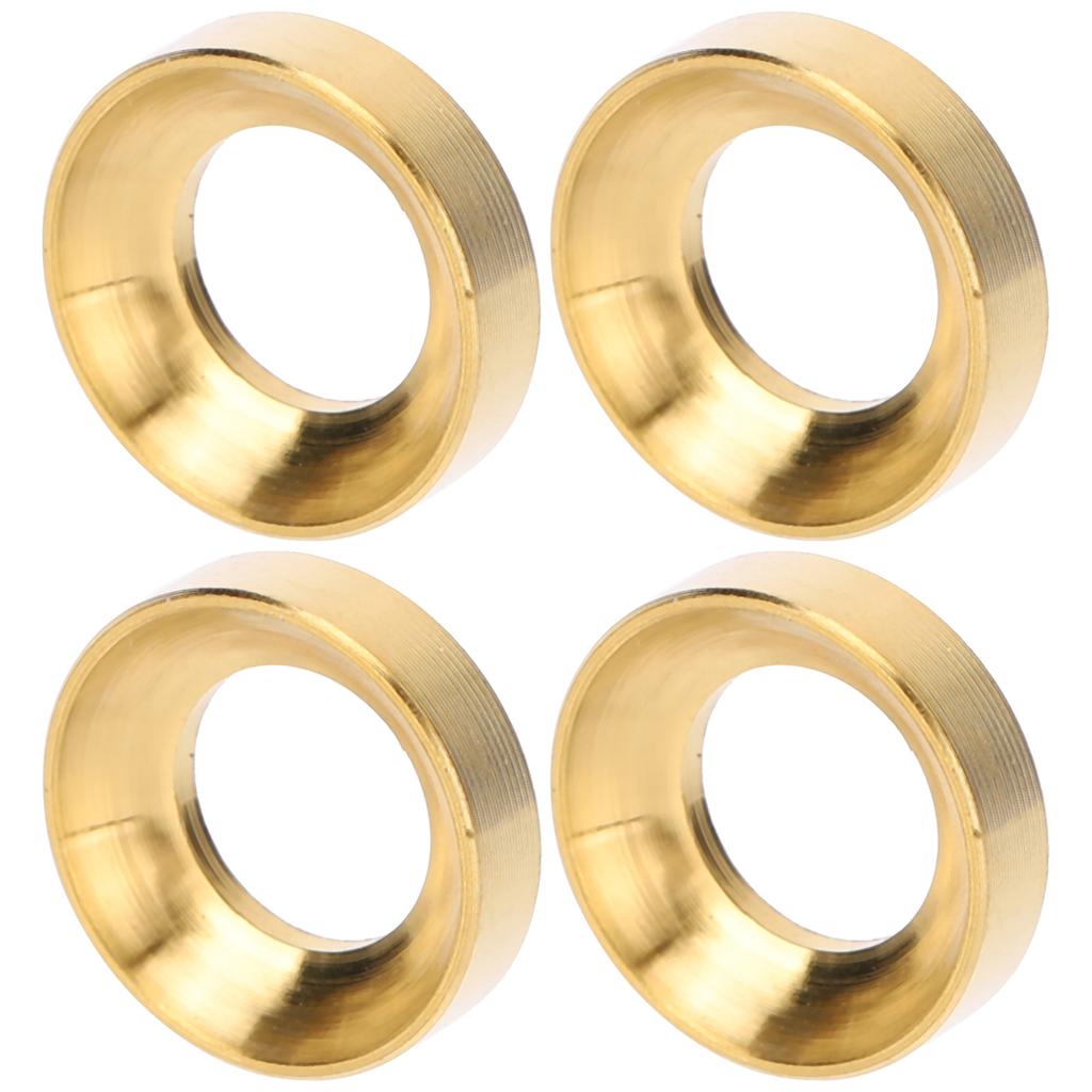 4Pcs Mountain Bike   Alloy Screw   Spacers Brake Caliper Concave Gasket M6