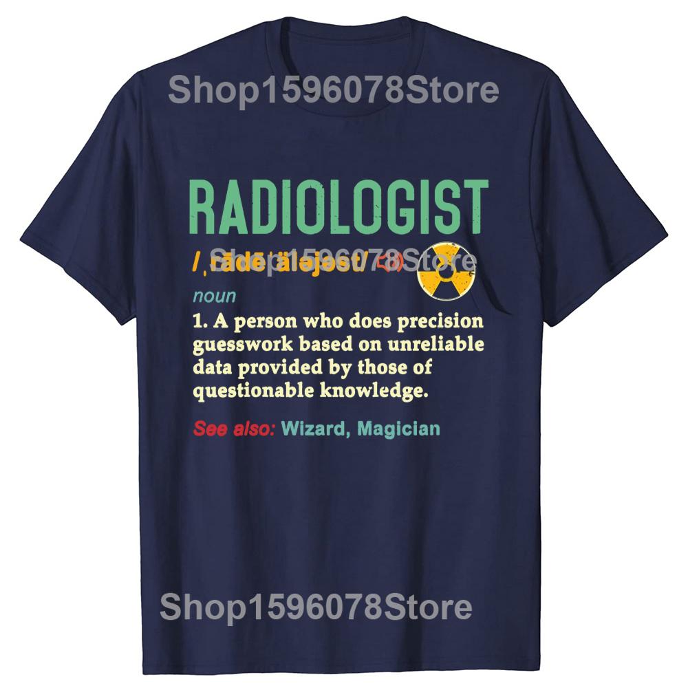 Novelty Radiology Tech Retro Definition Rad Technologist T Shirts Graphic Cotton Streetwear Short Sleeve Birthday Gifts Tshirt