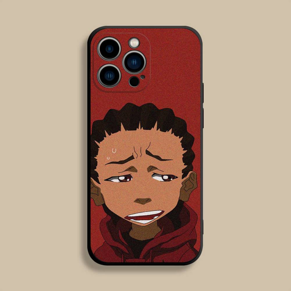 Cool The B-Boondocks Phone Case For iPhone 17,16,15,14,13,12,Pro,Max,Plus,E,SE4,Air,Mini Black Soft Cover