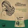 Nisha Nature Mate Henna Haarfarbe für Männer Frauen 45g Packung mit 3 Naturschwarz Langanhaltender Glanz