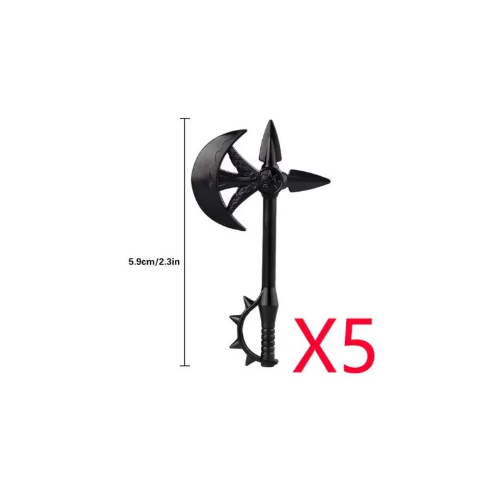 MOC Military Medieval Building Blocks Accessories Soldier Figures Bicolor Weapons Crossbow Sword helmet Tomahawk Toy Gift X006