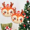 2/3pcs Christmas Balloons, Including Snowflake Santa Claus, Elk, and Christmas Hat Balloons, for Christmas Party Decorations