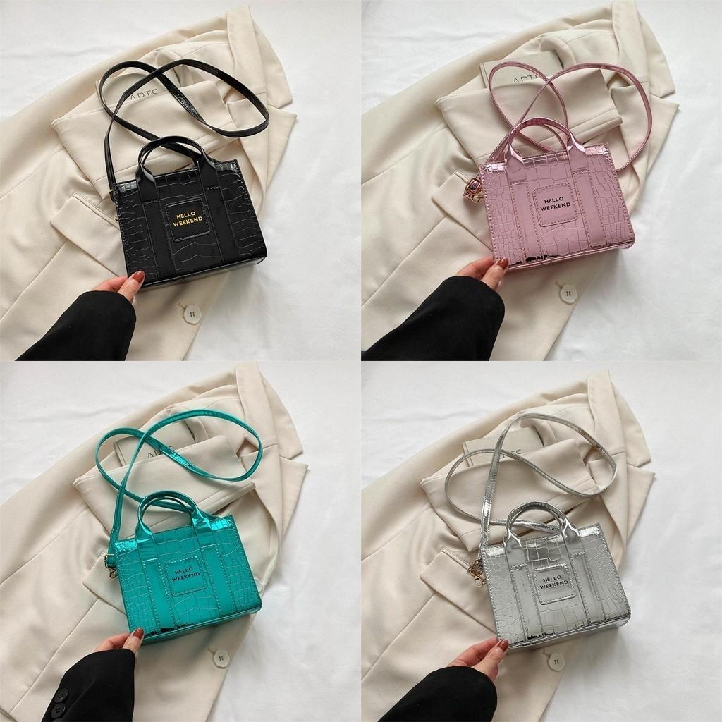 Fashionable Pu Leather Crossbody Bag Elegant Small Square Bag For Daily Use