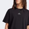 Adidas All Season Solid Embroidered Detail Crew Neck Tee Men Tops Black IN3158