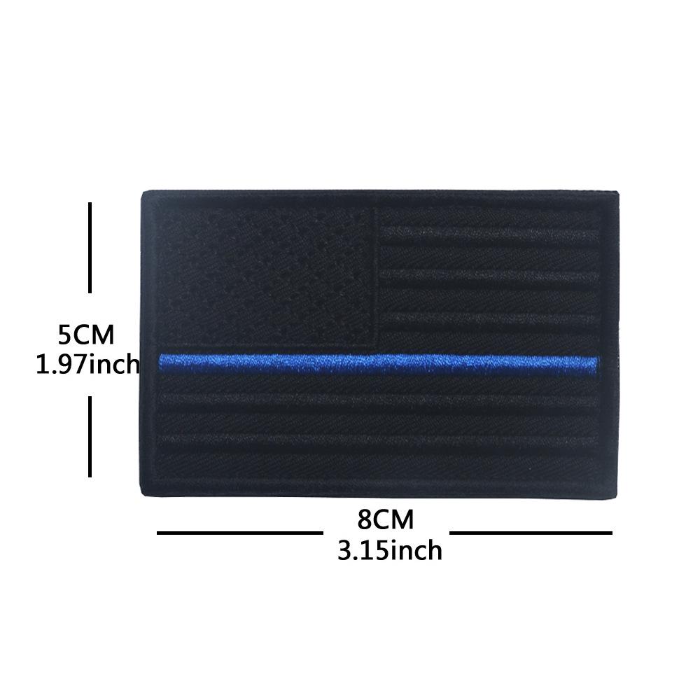 Toppa con Bracciale in Velcro Bandiera Americana - Distintivo Ricamato Star-Spangled Banner
