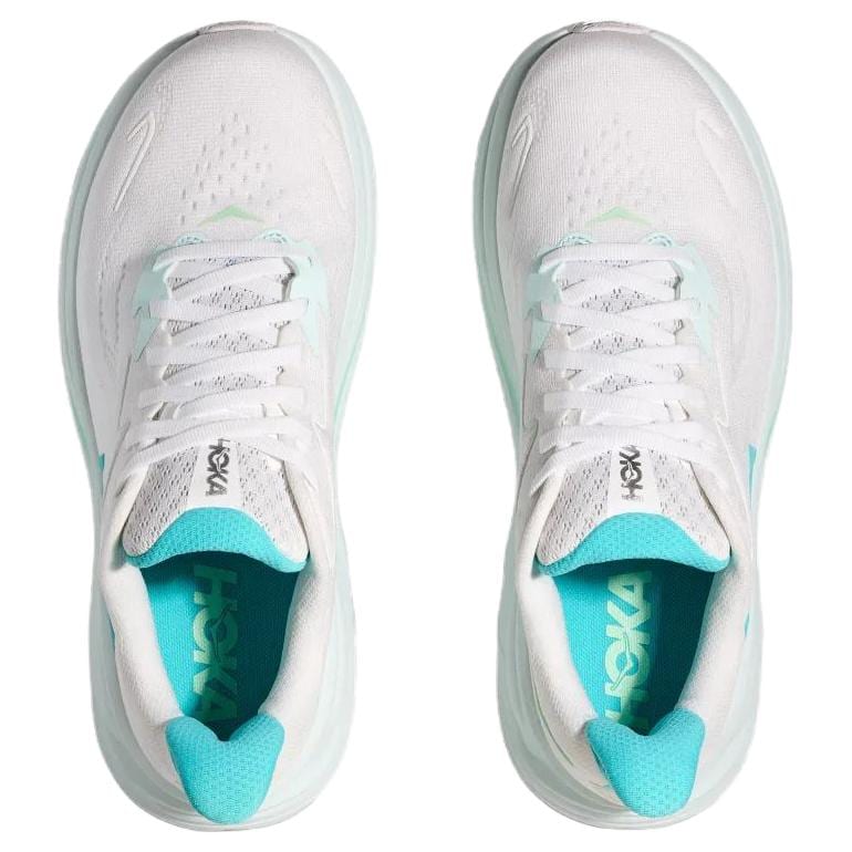 HOKA One One Clifton 10 White Cielo Blue Women's 1162031-WTCL
