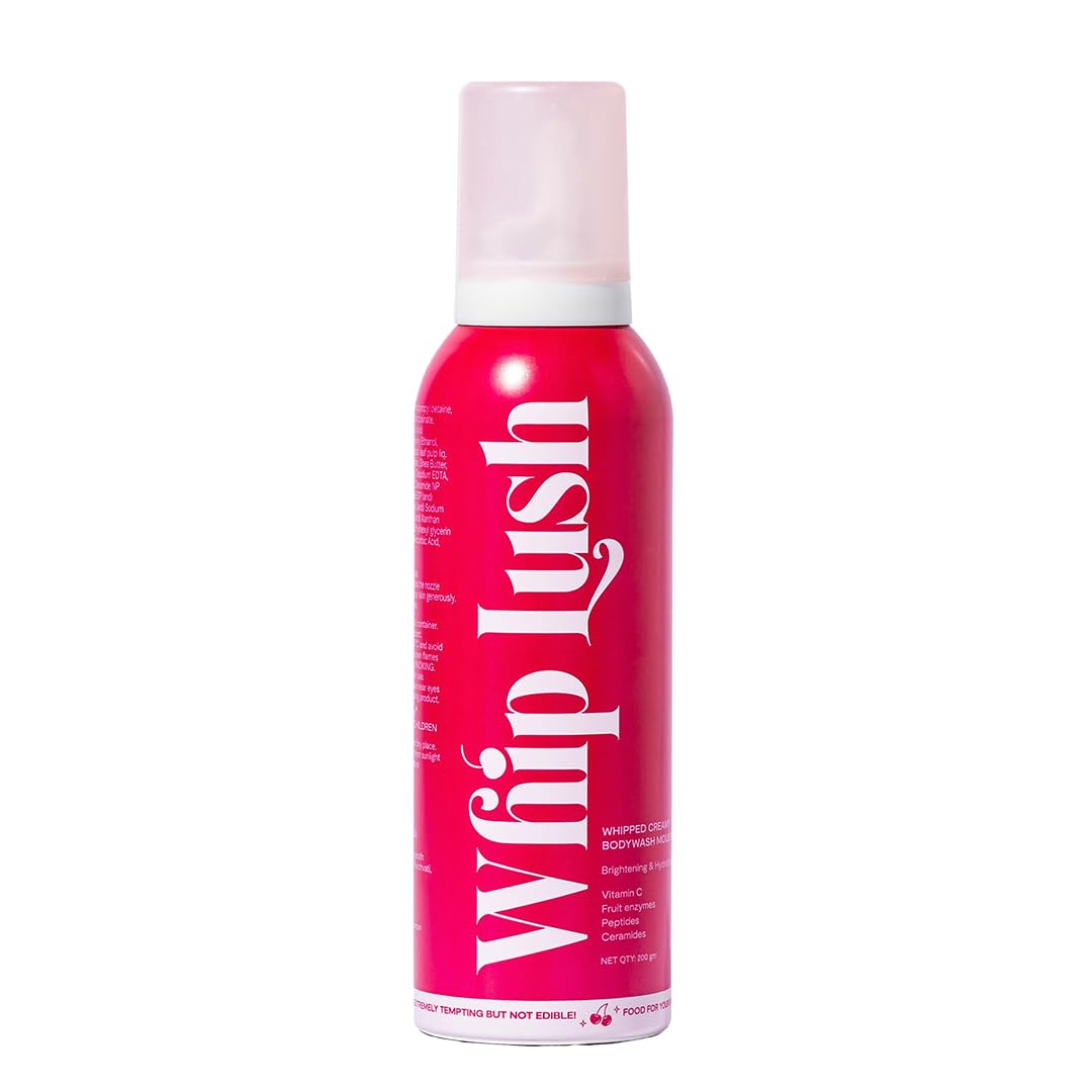 Gush Beauty Whip Lush Body Wash | One-Step Exfoliate, Cleanse & Moisturise | Copper Peptides, Ceramides, Vitamin C, Hyaluronic Acid | Barrier building