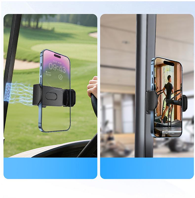 Universal Magnetic Phone Mount: Sports Clip for Gym, Golf, Car & Treadmill