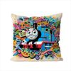 TThomas The Train Pillow Case For Car Sofa Decorative Home Doublesided Print Plush Square Throw Pillow Cushion Cover