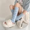 Lolita Fashion Stacked Socks Knitted Foot Cover Leg Cover Socks Warmth Knee Socks  For Women Girls