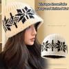 Warm Snowflake Beanies Printed Printing Knit Cap Casual Jacquard Knitted Hat  Outdoor