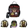 Isolierte Lunchtasche mit großem Fassungsvermögen und 3D-Druck Five Nights At Freddy's für vielseitige Verwendung