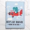 Cartoon Dinosaur Crocodile Passport Holder Faux Leather – Travel Organizer and Card Sleeve