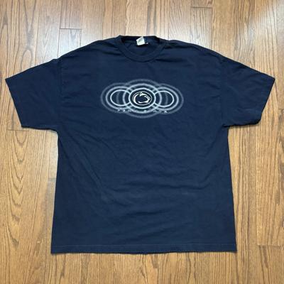 Maglietta Vintage Penn State Grafica Lions College Università PA Uomo XL Football