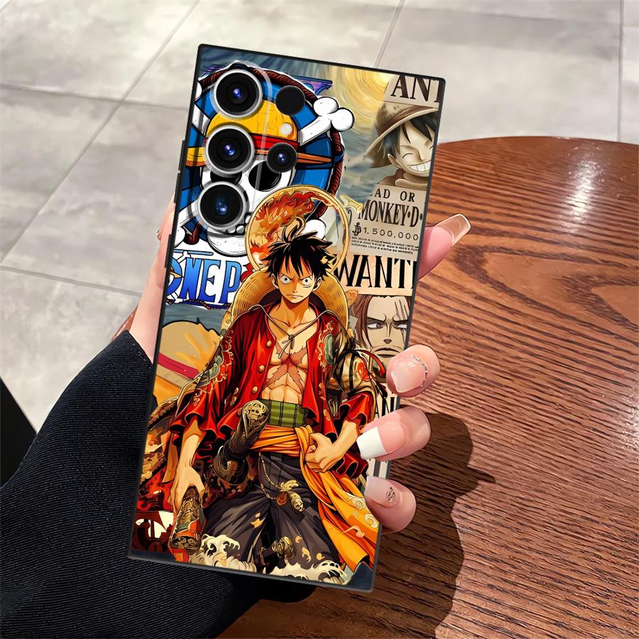 Anime Luffy Zoro Funda Phone Cover Case for Samsung Galaxy S21 S23 FE S22 S24 Plus S20 S25 Ultra S9