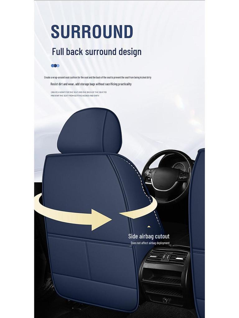 Sonata Mingtu Premium Full Leather Universal Car Seat Cushion