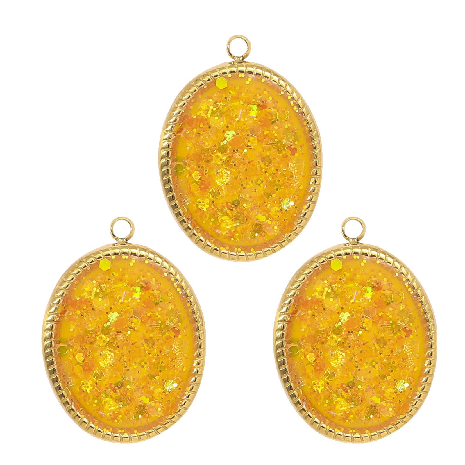 

3 шт. Элегантная женская подвеска-ожерелье из позолоченной стали в виде подсолнуха с эмалью, с подвеской в виде карты Таро и полумесяца со звездой 282