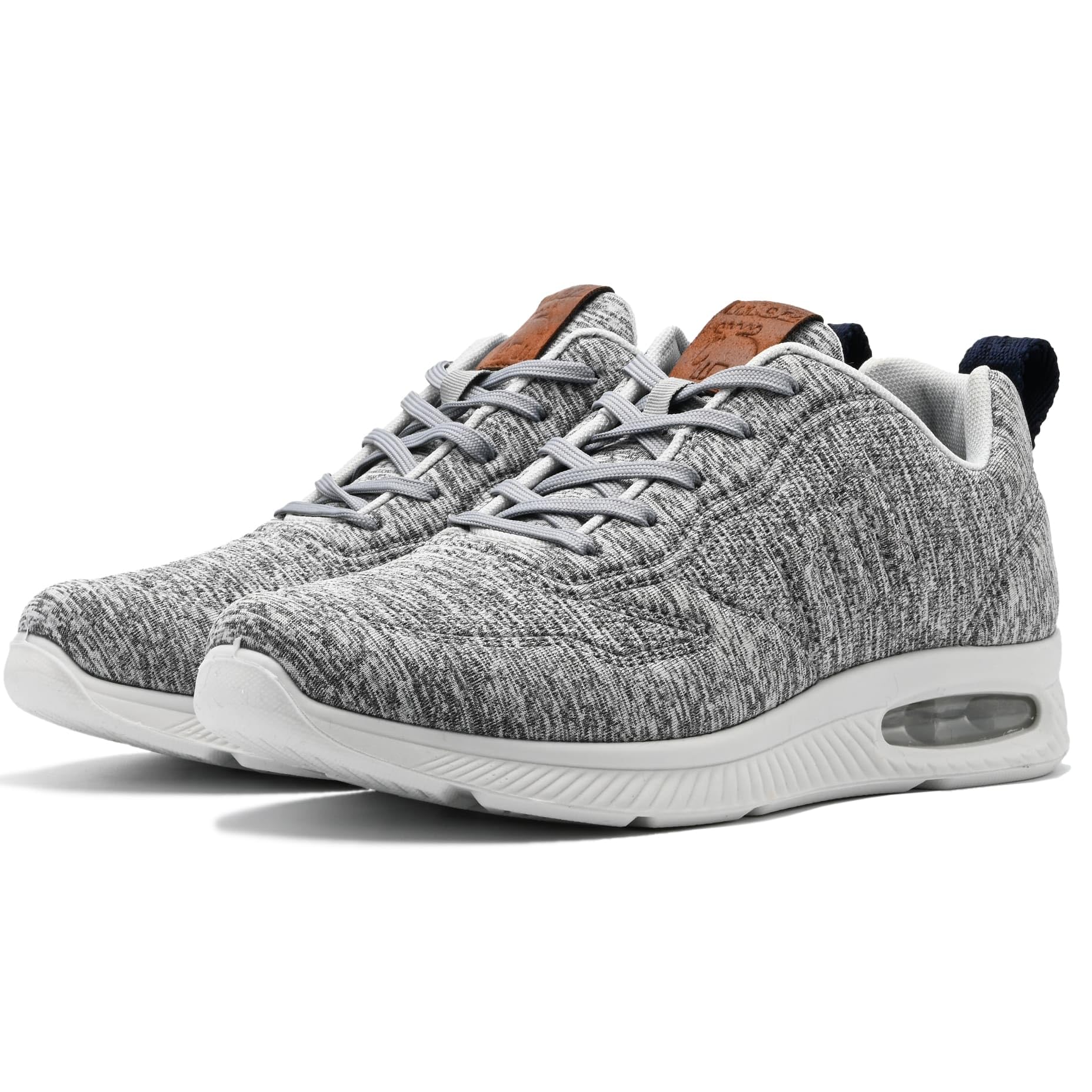 

Sneakers Air Sole Shock Relief Walking Shoes High Flexibility High Frequency Processing Cup Insole Shoes [Mozu] Men s (Gray Sweatshirts, 25.5 cm)