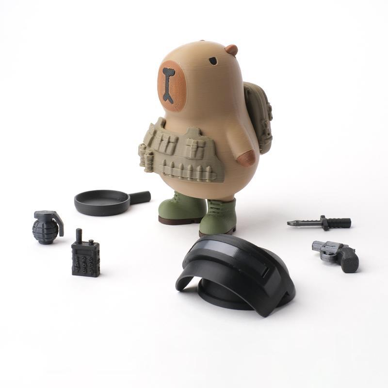 

Магнитная Фигурка Капибары 3D Печать Настольное Украшение Новая Забавная Модель для Боя Домашний Офис Украшение Дельфин Коллекционные Подарки 1 шт.