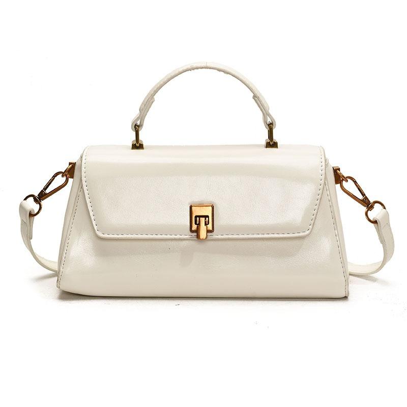 

Портативная высококлассная маленькая квадратная сумка женская зимняя новая ретро трендовая модная сумка на плечо нишевый дизайн женская сумка белый