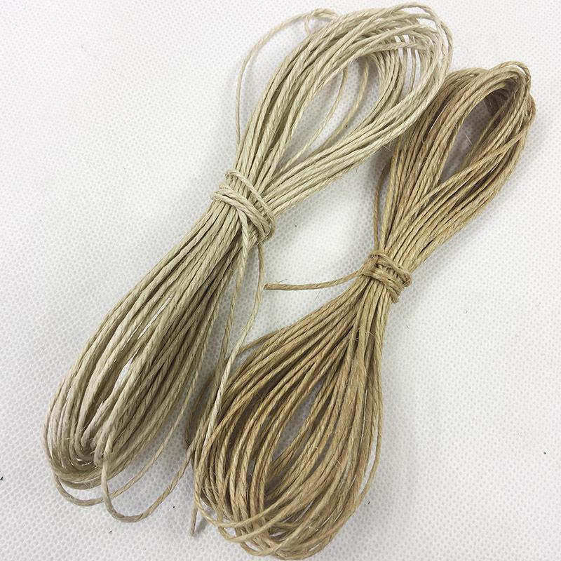 1Mm Jute Wax Rope, Hemp Wax Thread, Kindergarten Handmade Diy, Wax Hemp Rope Bracelet Tag Rope, No Hair Loss Hemp Thread