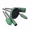 5Pcs/Set Mounted Rubber Grinding Head Finish Polish Die 3mm Shaft Polishing Abrasive Rotary Grinding Stone Wheel Polishing Tools