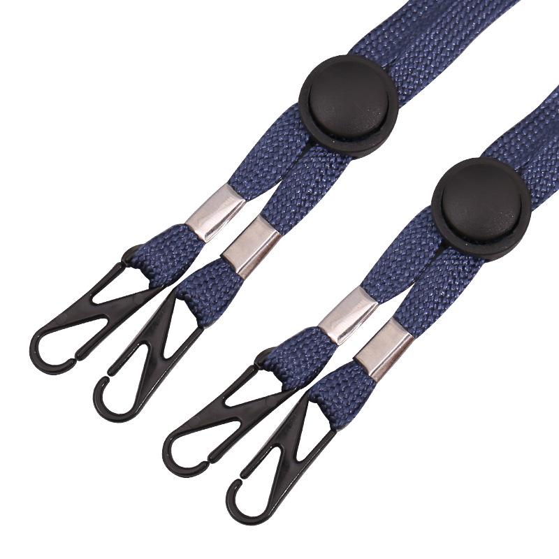 Adjustable Windproof Hat Cord with Mask Lanyard