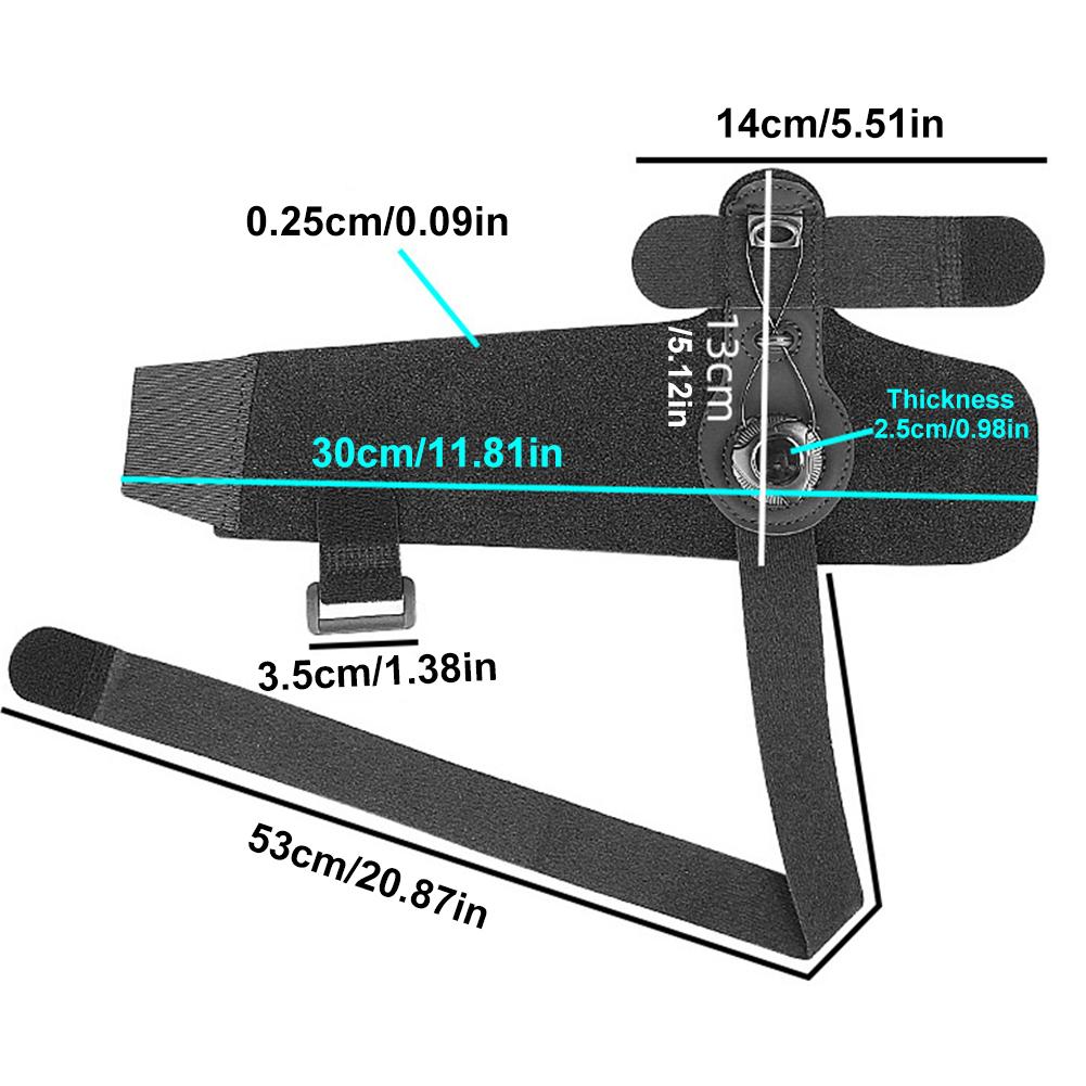 Korektor Halluksa Opaska do Korekcji Palców Regulowany Prostownik Palucha Ulga w Stresie z Antypoślizgowym Paskiem do Korekcji Palucha