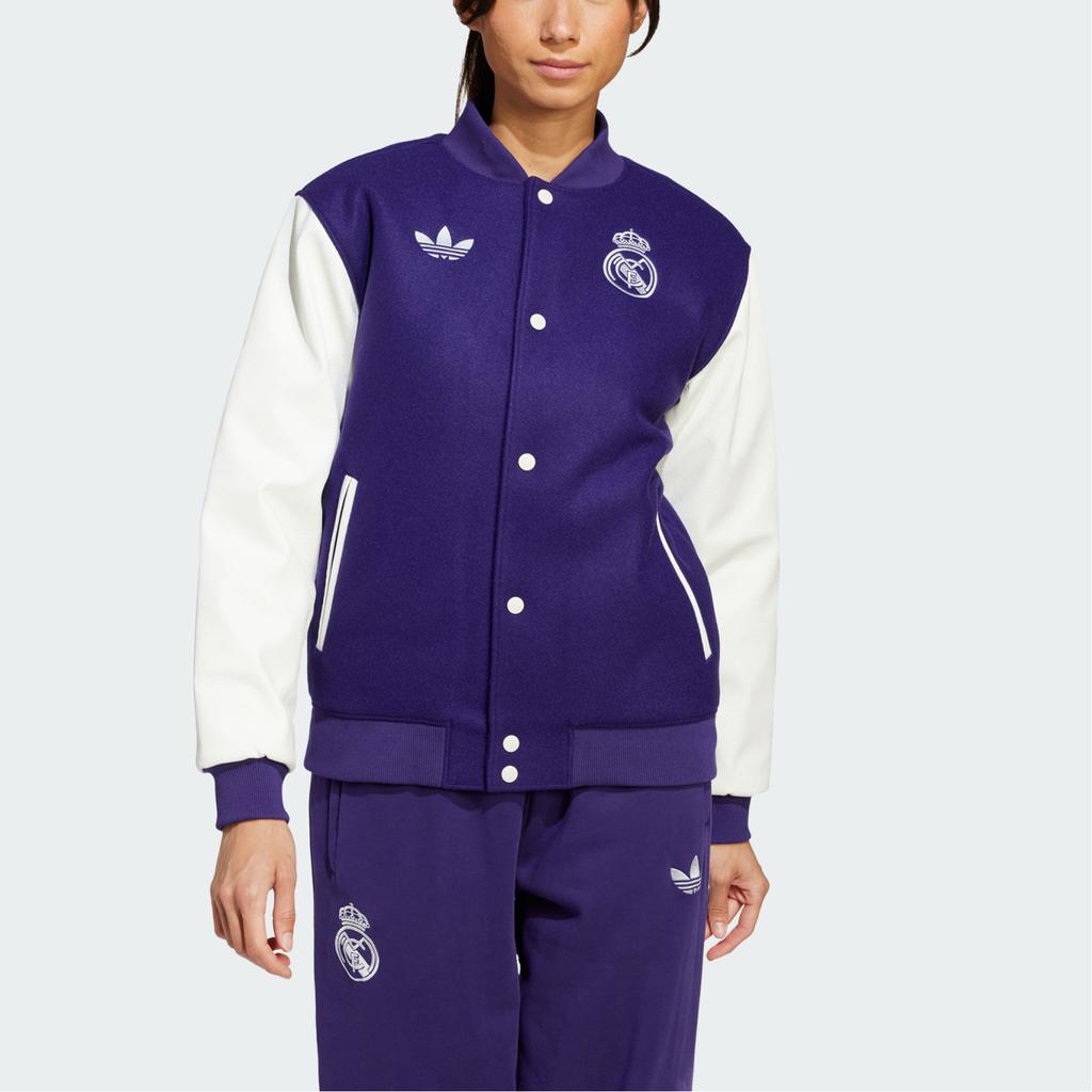 Adidas Originals FW24 Real CNY Jacket Series Comfortable Casual Versatile Long Sleeve Jacket Men Jackets Purple JF2587