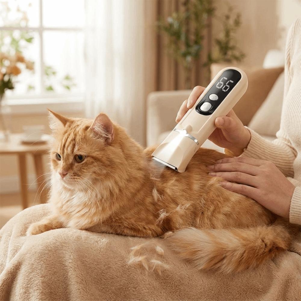 USB Rechargeable Dog Grooming Trimmer Professional Electric Nail Trimmer Cat Shaver Pet Salon