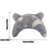 U Shaped Pet Pillow Furry Pet Calming Pillow Comfortable Dog Neck Pillow Glowing Washable Pet Calming Toy For Dog Cat