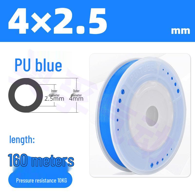 Transparent PU Air Hose for Compressors: Sizes 3-22mm