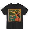 Panama Retro Koszulka Komiksowa Unisex | Vintage Ameryka Środkowa Pop Art Graficzna Koszulka | Odważna Koszulka z Dumą Panamską | Prezent dla Niego lub Niej