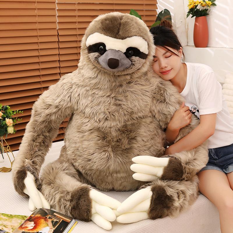 Simulated Sloth Animal Plush Toy Doll Cute Lightning Doll Birthday Gift Doll