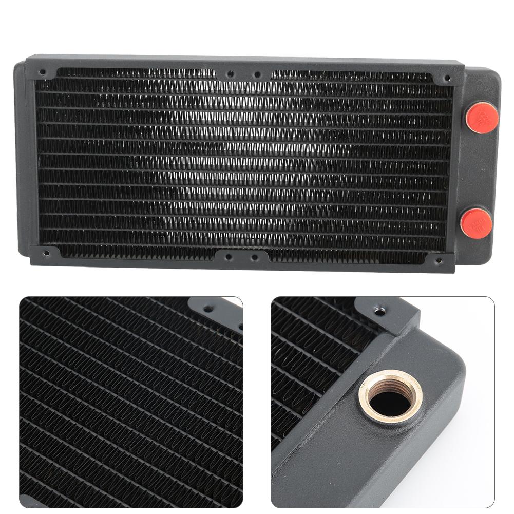 G14 Thread Computer Water Cooling Copper Heat Sink with 12-Tube for Continuous Heat Dissipation