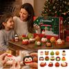 Holiday Countdown Calendar 2026, Squeeze Advent Gift Christmas 24 Days Dumpling Fidget Toys Collectible