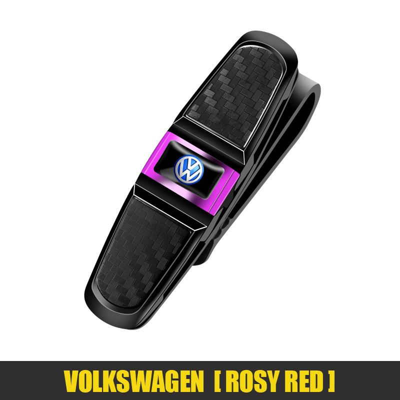 

For VW Volkswagen Jetta MK5 Golf Car Glasses Clip Sun Visor Eyeglasses Sunglasses Holder Auto Accessorie For Volkswagen VW RLine