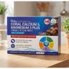 Canada New Coral Calcium & Magnesium 3 Plus 240 Tablets 1 Box
