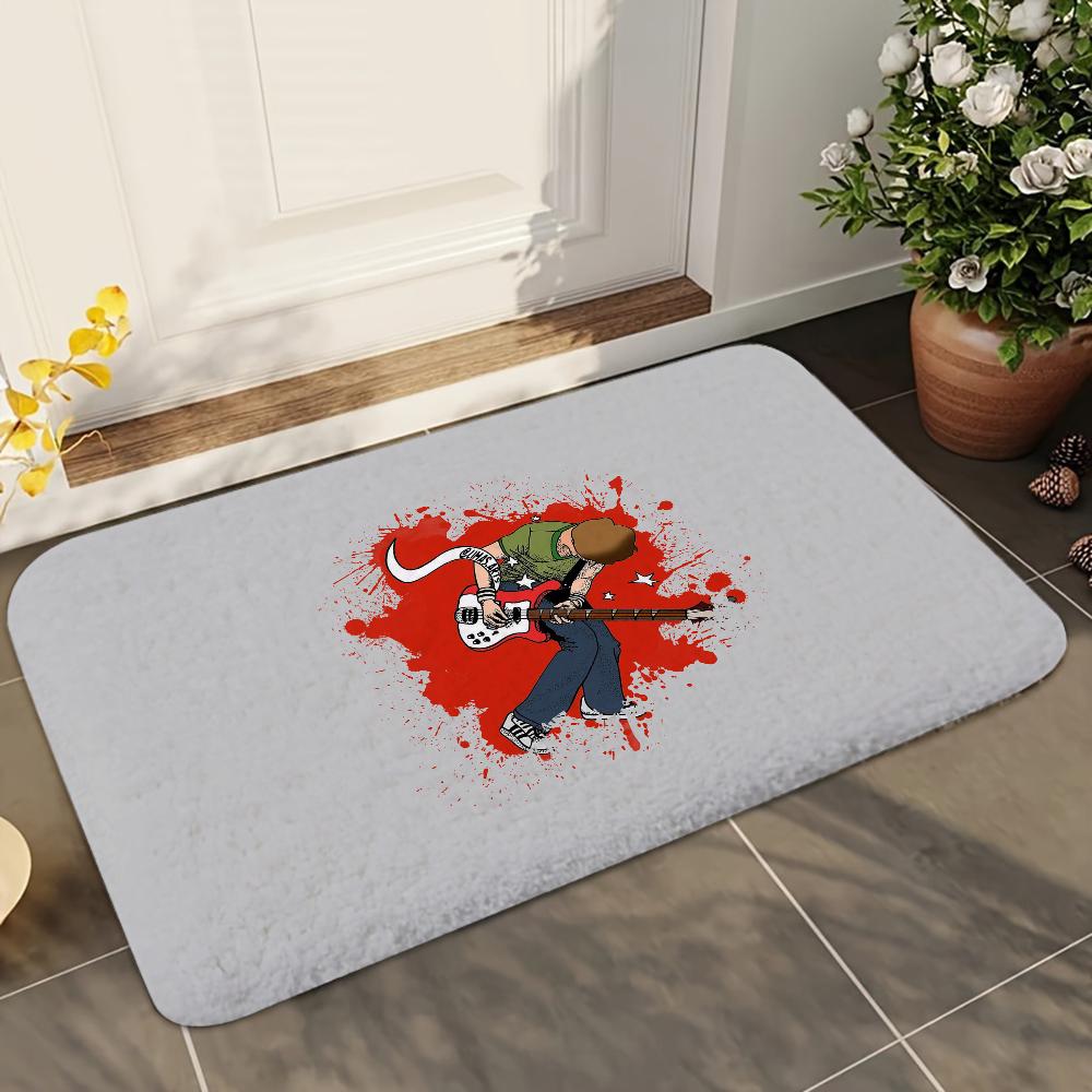 1pc Scott Pilgrim Bathroom Absorbent Mats Anti-Slip Mats Home Decor Supplies Carpets Home Kitchen Floor Mats