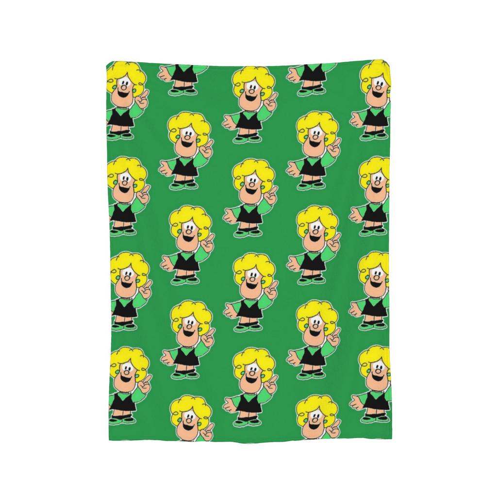 Mafaldas  Collage Flannel Blanket Cute Kawaii Fashion Throw Blanket for Bed Sofa Couch 150*125cm Bedspreads,