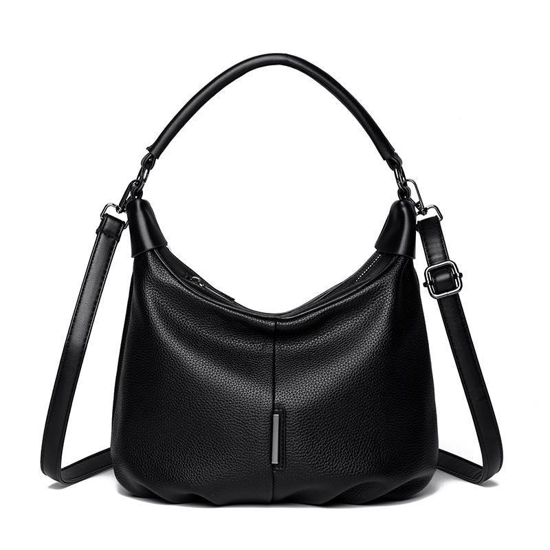 Women PU Leather Hobo Shoulder Bag Adjustable Crossbody Strap Soft Casual Handbag Large Capacity Daily Shopping Work Fashion Ladies Sling Bags