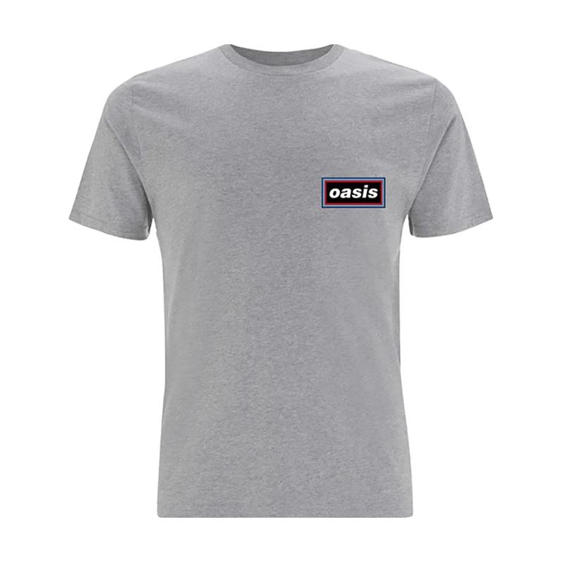 Summer Trend Oasis Vintage American Vintage Men's T-shirt Pure Cotton Loose Men's and Women's Short Sleeve T-shirt