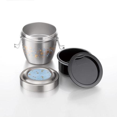 Skater Thermal Lunch Box Star Pattern 550ml Antibakteriální vakuová nerezová ocel STLBD6AG-A