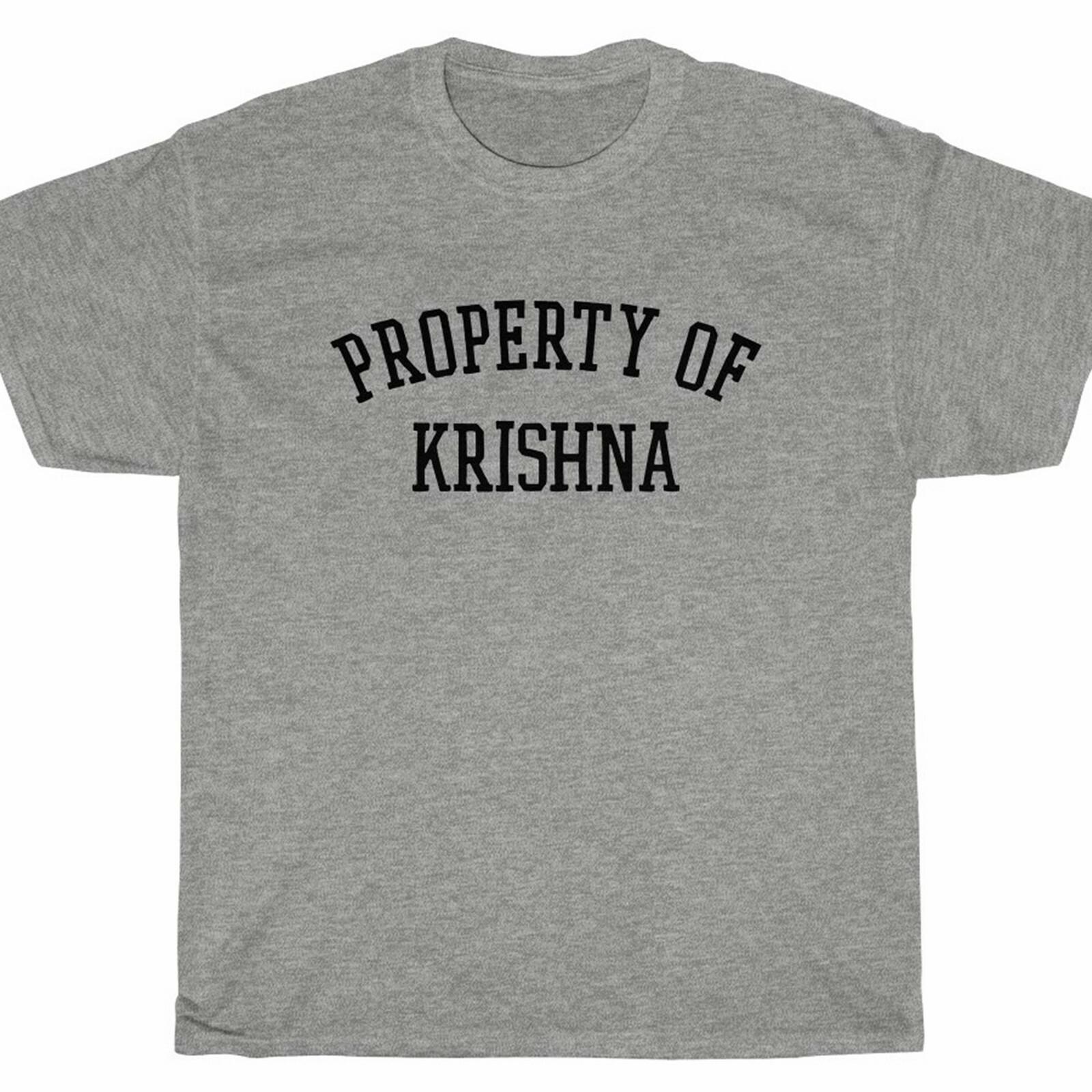 PROPERTY OF KRISHNA T-Shirt hare Krsna iskcon krishnacore YOGA S