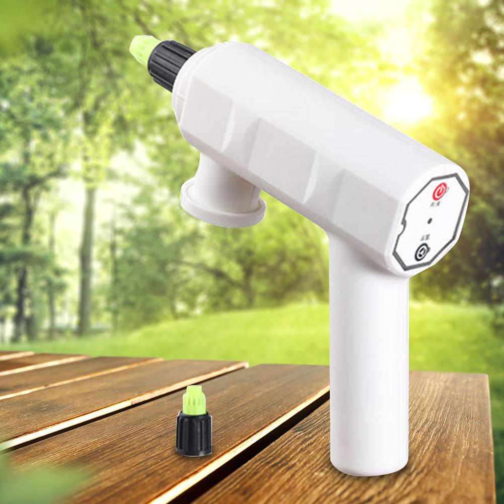 Electric Garden Spray Nozzle Portable Adjustable Hand-Held Electric Watering Irrigation Sprayer USB Charging Water Flowers Trees