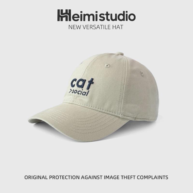 25 early autumn new casual baseball cap simple fashion versatile street breathable hipster letter cap