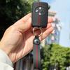 Silicone Car Remote Key Case Cover With Keychain Holder For Toyota Vanguard Rav4 2008 Estima 2006 2 Buttons Key Shell
