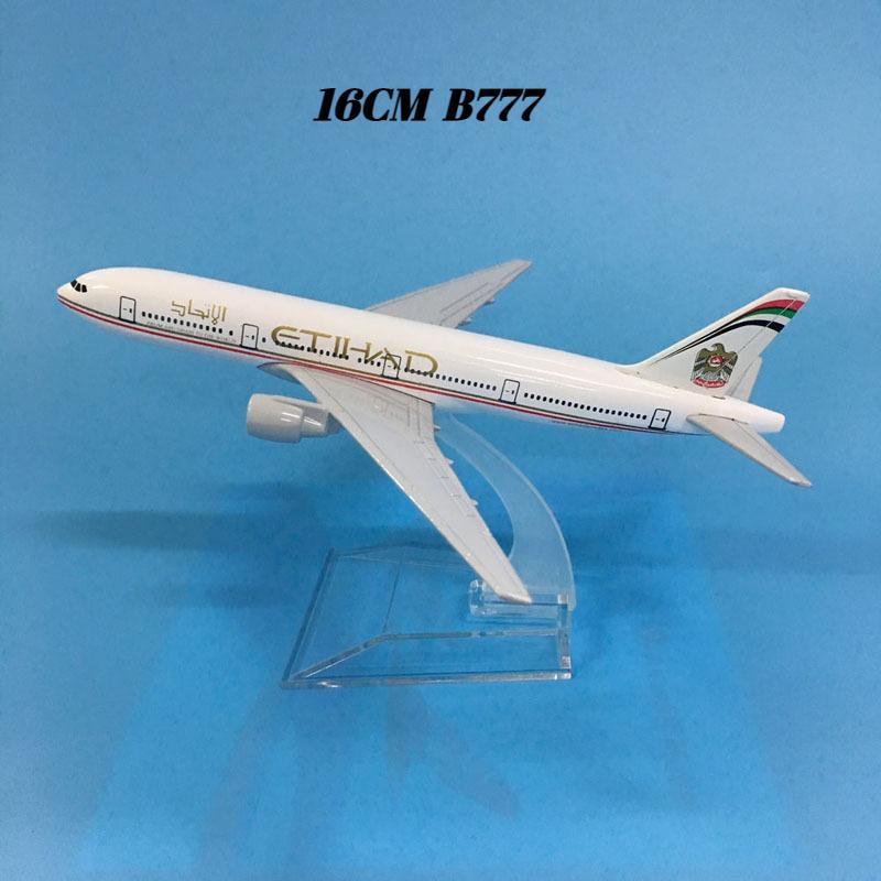 

16/20 см Авиакомпания Etihad B787 A380 Металлический Модель Самолета Самолет Игрушка Литье под Давлением Модель Самолета В Подарок Коллекция Дети белый