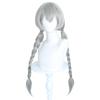 Zootopia Judy Hopps Cosplay Wig With Silver Twisted Buns For Women